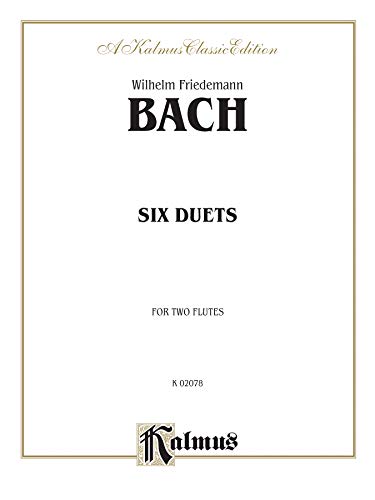 Stock image for Six Duets for Two Flutes (Kalmus Edition) for sale by Ergodebooks