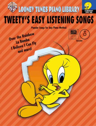Imagen de archivo de Looney Tunes Piano Library: Level 1 -- Tweety's Easy Listening Songs, Book, CD & General MIDI Disk a la venta por HPB-Diamond