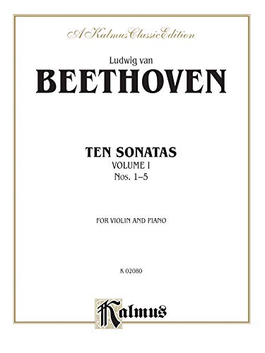 9780769289915: Ten Violin Sonatas, Volume I (Nos. 1-5)
