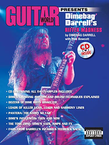 Imagen de archivo de Guitar World Presents Dimebag Darrell's Riffer Madness: Book & Online Audio a la venta por Reliant Bookstore