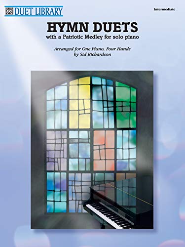 

Hymn Duets: With a Patriotic Medley for Solo Piano (Alfred Duet Library) [Soft Cover ]