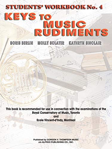 Imagen de archivo de Keys to Music Rudiments: Students' Workbook No. 4 (Paperback) a la venta por Grand Eagle Retail