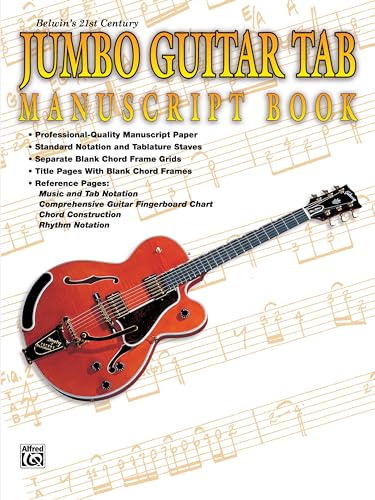 Imagen de archivo de Belwin's 21st Century Jumbo Guitar Tab Manuscript Book a la venta por ThriftBooks-Atlanta
