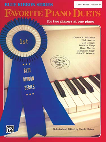 9780769293240: Blue Ribbon: Favorite Piano Duets, Level 3, Vol. 1