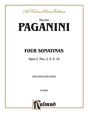 Imagen de archivo de Four Sonatinas, Op. 2 Nos. 2, 4, 6, 10 (Kalmus Edition) a la venta por Magers and Quinn Booksellers