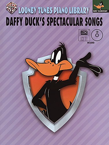 Imagen de archivo de Daffy Duck's Spectacular Songs: Primer Level for Early Elementary Students (Book & CD) (Looney Tunes Piano Library) a la venta por Revaluation Books