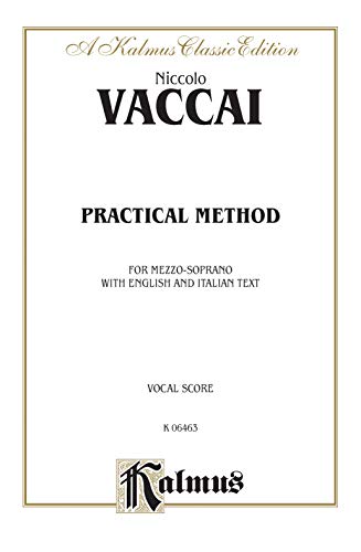 9780769296111: Practical Italian Vocal Method (Marzials): Mezzo-Soprano (Kalmus Edition)