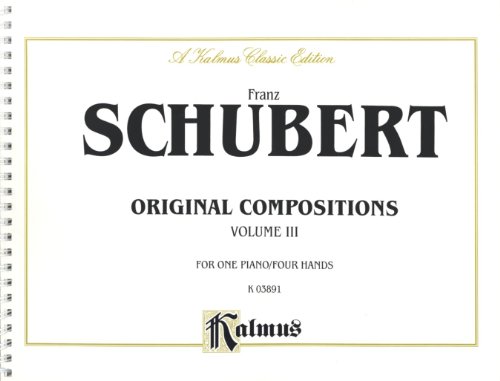 9780769296494: Schubert Original Comps.V3 1P4H