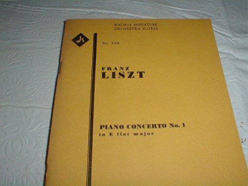 Piano Concerto No. 1: Miniature Score (Kalmus Edition) (9780769296654) by [???]