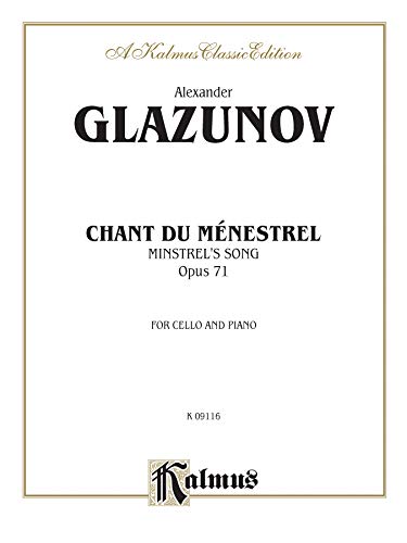 Imagen de archivo de Chant du Menstrel, Op. 71 (Kalmus Edition) a la venta por Magers and Quinn Booksellers