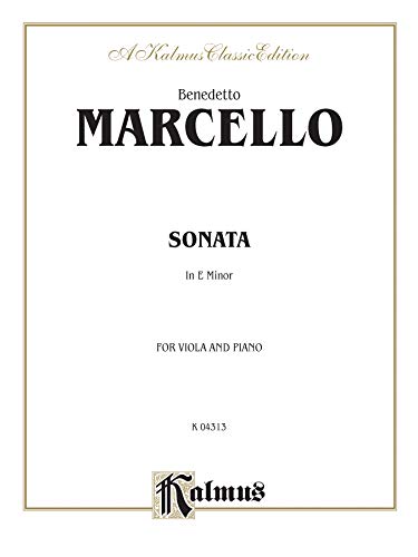 Stock image for Marcello Sonata in E Minor Va V (Paperback) for sale by Grand Eagle Retail