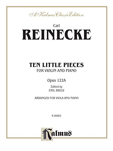 9780769298405: Ten Little Pieces (Petits Morceaux), Op. 122A (Kalmus Edition)