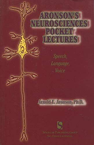 Beispielbild fr Aronson's Neurosciences Pocket Lectures: Speech, Language, Voice zum Verkauf von medimops