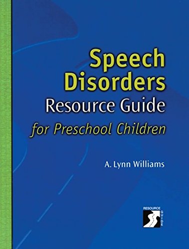 Beispielbild fr Speech Disorders Resource Guide for Preschool Children zum Verkauf von Better World Books