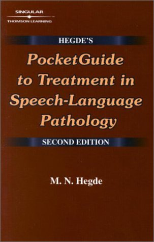 Stock image for Hegde's Pocketguide to Treatment in Speech-Language Pathology for sale by Gulf Coast Books