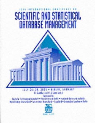 Imagen de archivo de Proceedings 12th International Conference on Scientific and Statistical Database Management: 26-28 July 2000 Berlin, Germany a la venta por BookOrders