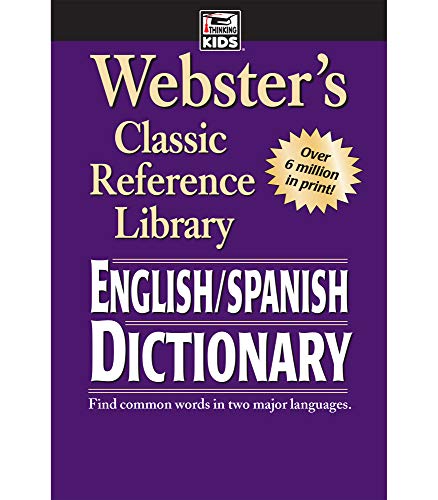 Beispielbild fr Webster's English Spanish Dictionary?Spanish/English Words in Alphabetical Order With Translations, Parts of Speech, Pronunciation, Definitions (224 pgs) zum Verkauf von Wonder Book
