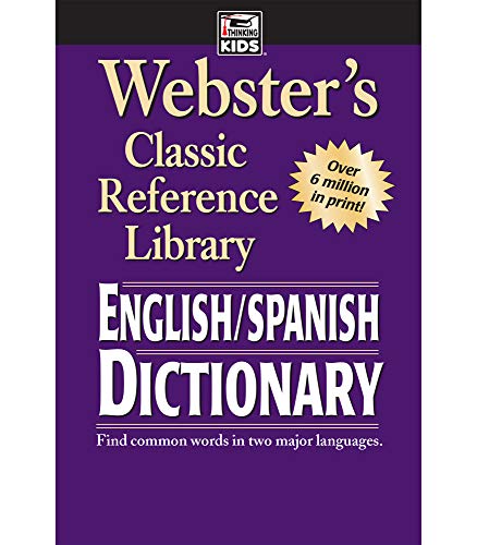 Imagen de archivo de Webster's English Spanish Dictionary?Spanish/English Words in Alphabetical Order With Translations, Parts of Speech, Pronunciation, Definitions (224 pgs) a la venta por Gulf Coast Books