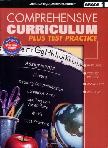 9780769629018: Comprehensive Curriculum Plus Test Practice, Grade 1: Basic Skills / Test Prep Practice / Answer Key / All Color