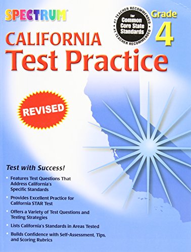 Beispielbild fr California Test Practice, Grade 4 zum Verkauf von Better World Books: West