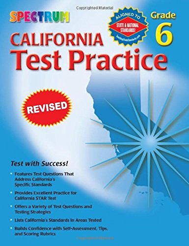 Beispielbild fr California Test Practice, Grade 6 zum Verkauf von Better World Books: West