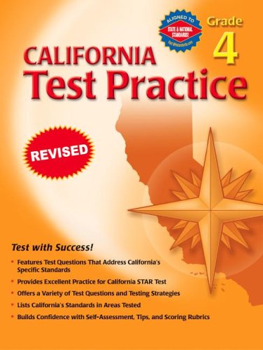 Beispielbild fr Spectrum California Test Practice, Grade 4 zum Verkauf von ThriftBooks-Atlanta