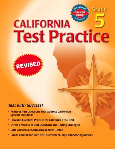 Beispielbild fr California Test Practice, Grade 5 zum Verkauf von SecondSale