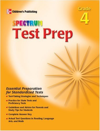 Beispielbild fr Spectrum Test Prep, Grade 4 zum Verkauf von Half Price Books Inc.