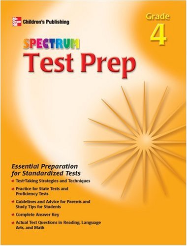 Stock image for Spectrum Test Prep, Grade 4 for sale by Half Price Books Inc.