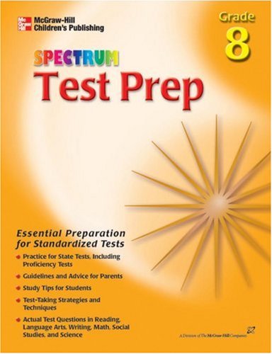 Stock image for Spectrum Test Prep, Grade 8 for sale by Wonder Book