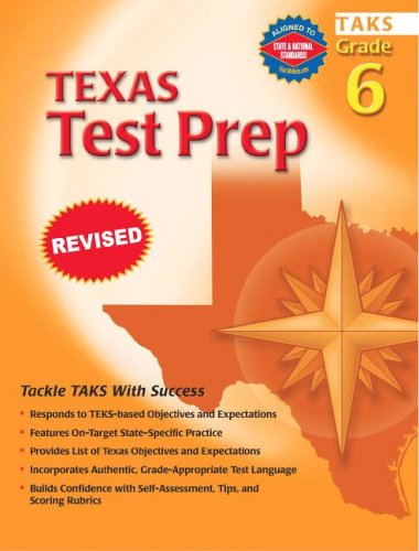 Texas Test Prep, Grade 6 (9780769630762) by Douglas, Vincent