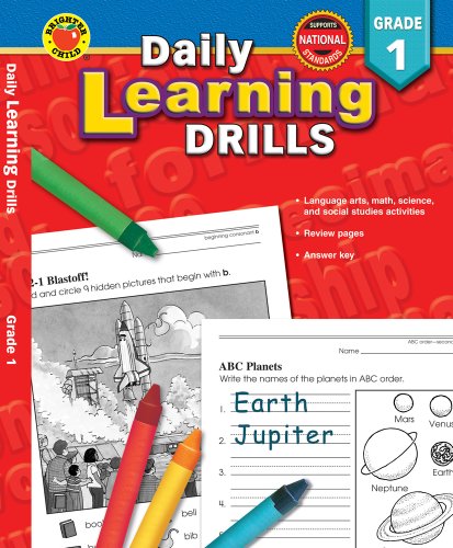 Beispielbild fr Daily Learning Drills, Grade 1 (Brighter Child: Daily Learning Drills) zum Verkauf von medimops