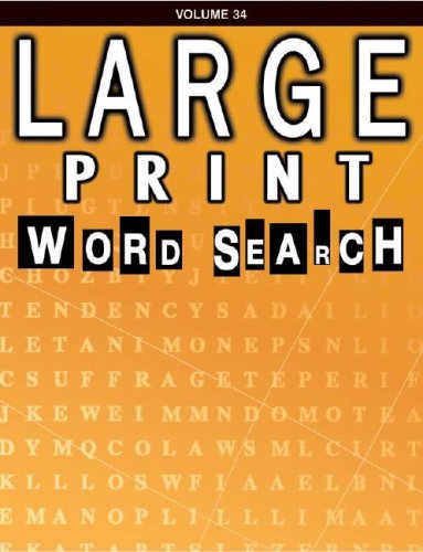 Large Print Word Search Book (9780769631981) by Carson-Dellosa Publishing; Douglas, Vincent