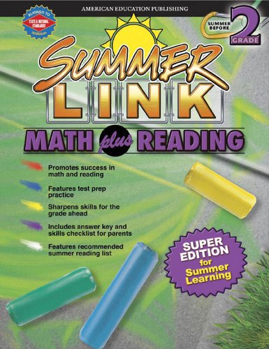Stock image for Summer Link Math plus Reading, Summer Before Grade 2 for sale by BookHolders