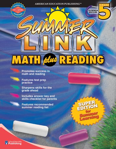 Beispielbild fr Math Plus Reading, Grades 4 - 5: Super Edition for Summer Learning zum Verkauf von ThriftBooks-Dallas