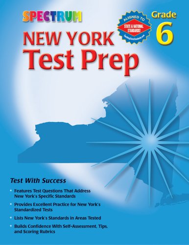 New York Test Prep: Grade 6 (9780769634968) by Spectrum