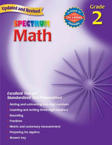 Beispielbild fr Spectrum Math, Grade 2 zum Verkauf von SecondSale