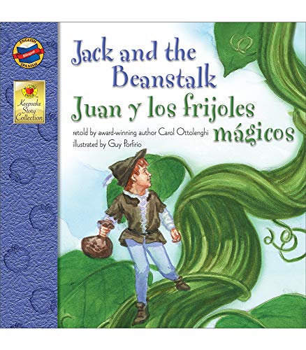 Carson Dellosa Juan y los frijoles mágicos (Jack And The Beanstalk), Bilingual Childrens Book Spa...