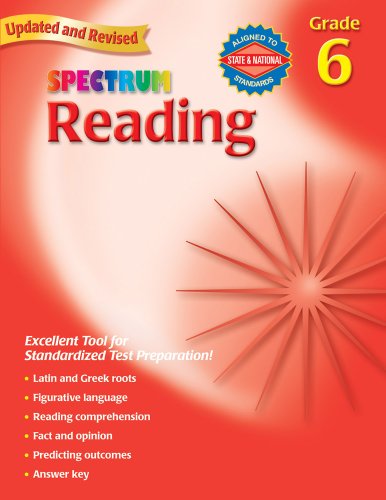 Stock image for Reading, Grade 6 (Spectrum) for sale by Red's Corner LLC