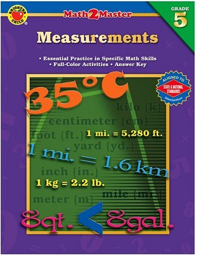 Imagen de archivo de Math 2 Master Measurements; Grade 5 (Brighter Child: Math 2 Master) a la venta por Dragonfly Books