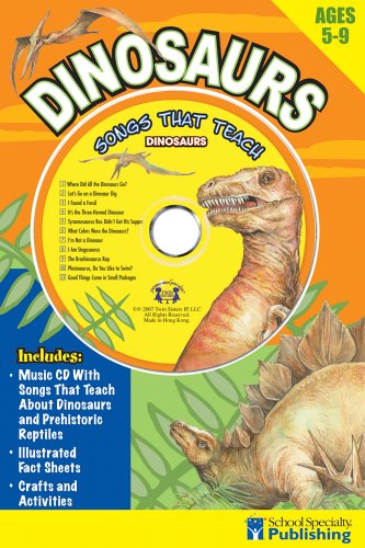 Beispielbild fr Dinosaurs Sing Along Activity Book with CD: Songs That Teach Dinosaurs (Sing Along Activity Books) zum Verkauf von Wonder Book
