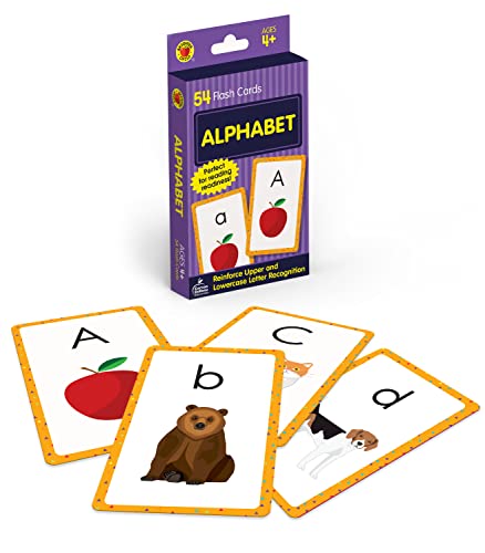 9780769646794: Carson Dellosa Alphabet Flash Cards for Toddlers 2-4 years, ABC Flash Cards, Uppercase and Lowercase Letter and sound recognition with Illustrations, Early Reading Comprehension Practice