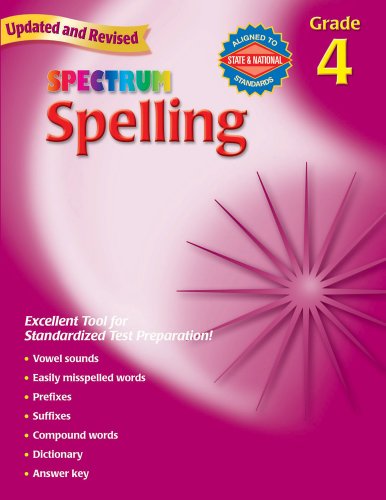 Spelling, Grade 4 - Carson-Dellosa Publishing Staff; Spectrum Staff