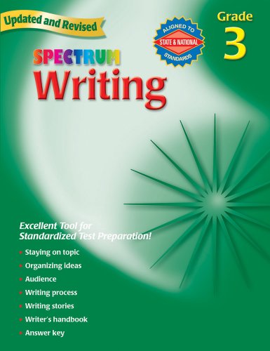 Imagen de archivo de Writing, Grade 3 a la venta por Better World Books