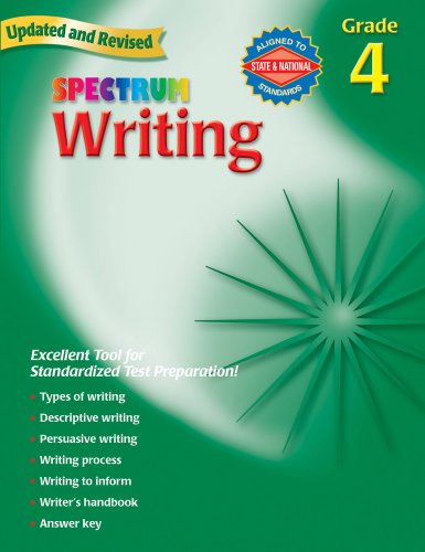 Stock image for Writing, Grade 4 (Spectrum) for sale by SecondSale