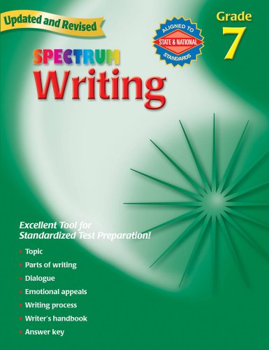 Imagen de archivo de Spectrum Writing, Grade 7 a la venta por Jenson Books Inc