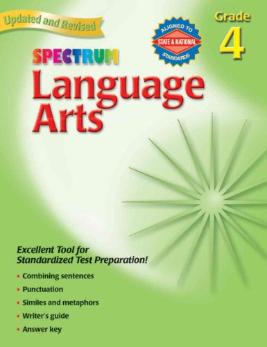 Imagen de archivo de Language Arts, Grade 4 a la venta por Better World Books