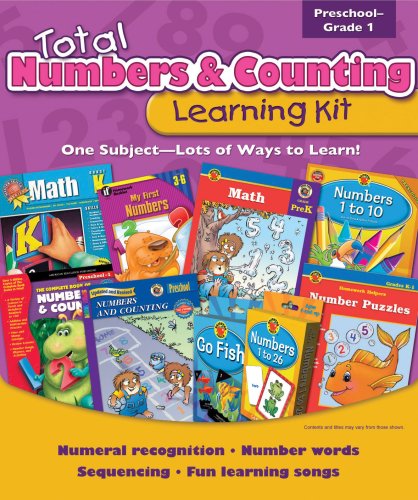 Total Numbers and Counting Learning Kits (Total Learning Kits) Preschool - Grade 1 (9780769654997) by Carson-Dellosa Publishing