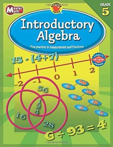 Beispielbild fr Brighter Child Master Math Introductory Algebra, Grade 5 (Brighter Child Workbooks) zum Verkauf von WorldofBooks