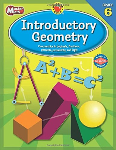 Imagen de archivo de Brighter Child� Master Math: Introductory Geometry, Grade 6 (Brighter Child Workbooks) a la venta por Wonder Book